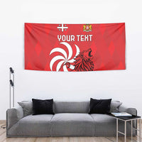 Personalized Georgia Tapestry Lion Borjgali - Wonder Print Shop