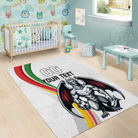 Custom Portugal Football Area Rug A Selecao das Quinas Dragon Mascot