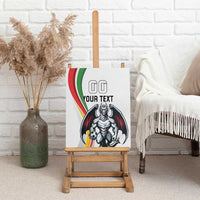 Custom Portugal Football Canvas Wall Art A Selecao das Quinas Dragon Mascot