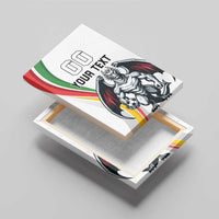 Custom Portugal Football Canvas Wall Art A Selecao das Quinas Dragon Mascot