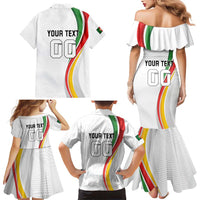 Custom Portugal Football Family Matching Mermaid Dress and Hawaiian Shirt A Selecao das Quinas Dragon Mascot