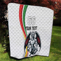 Custom Portugal Football Quilt A Selecao das Quinas Dragon Mascot