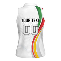 Custom Portugal Football Women Sleeveless Polo Shirt A Selecao das Quinas Dragon Mascot