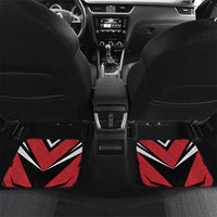 Custom Canada Hockey Car Mats Black Bear Playing Ice Hockey