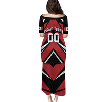 Custom Canada Hockey Puletasi Black Bear Playing Ice Hockey