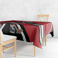 Custom Canada Hockey Tablecloth Black Bear Playing Ice Hockey