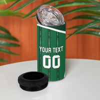 Custom Northern Ireland Football 4 in 1 Can Cooler Tumbler Norn Iron Go Champions