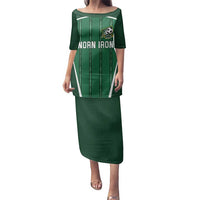 Custom Northern Ireland Football Family Matching Puletasi and Hawaiian Shirt Norn Iron Go Champions