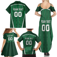 Custom Northern Ireland Football Family Matching Summer Maxi Dress and Hawaiian Shirt Norn Iron Go Champions