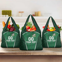 Custom Northern Ireland Football Grocery Bag Norn Iron Go Champions