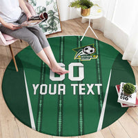 Custom Northern Ireland Football Round Carpet Norn Iron Go Champions