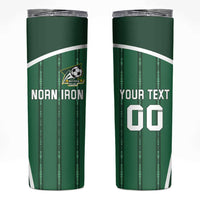 Custom Northern Ireland Football Skinny Tumbler Norn Iron Go Champions