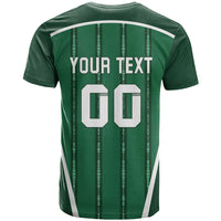 Custom Northern Ireland Football T Shirt Norn Iron Go Champions