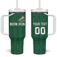 Custom Northern Ireland Football Tumbler With Handle Norn Iron Go Champions