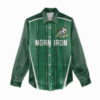 Custom Northern Ireland Football Women Casual Shirt Norn Iron Go Champions