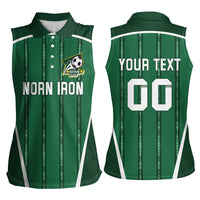 Custom Northern Ireland Football Women Sleeveless Polo Shirt Norn Iron Go Champions