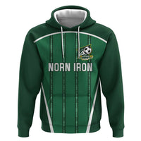 Custom Northern Ireland Football Zip Hoodie Norn Iron Go Champions