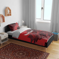 Personalized Northern Ireland Bedding Set Giant’s Causeway Retro Style