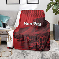 Personalized Northern Ireland Blanket Giant’s Causeway Retro Style