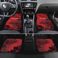Personalized Northern Ireland Car Mats Giant’s Causeway Retro Style