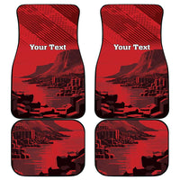 Personalized Northern Ireland Car Mats Giant’s Causeway Retro Style
