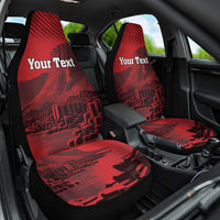 Personalized Northern Ireland Car Seat Cover Giant’s Causeway Retro Style