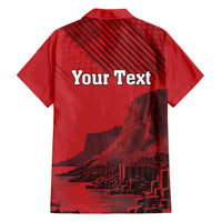 Personalized Northern Ireland Family Matching Puletasi and Hawaiian Shirt Giant’s Causeway Retro Style