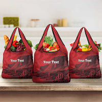 Personalized Northern Ireland Grocery Bag Giant’s Causeway Retro Style