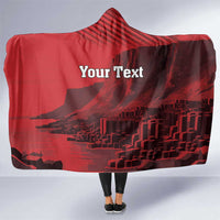 Personalized Northern Ireland Hooded Blanket Giant’s Causeway Retro Style