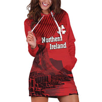 Personalized Northern Ireland Hoodie Dress Giant’s Causeway Retro Style