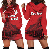 Personalized Northern Ireland Hoodie Dress Giant’s Causeway Retro Style