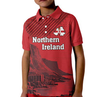 Personalized Northern Ireland Kid Polo Shirt Giant’s Causeway Retro Style