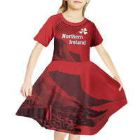 Personalized Northern Ireland Kid Short Sleeve Dress Giant’s Causeway Retro Style
