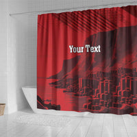 Personalized Northern Ireland Shower Curtain Giant’s Causeway Retro Style