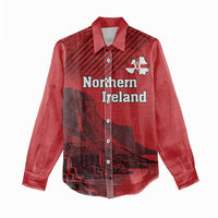Personalized Northern Ireland Women Casual Shirt Giant’s Causeway Retro Style