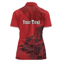 Personalized Northern Ireland Women Polo Shirt Giant’s Causeway Retro Style