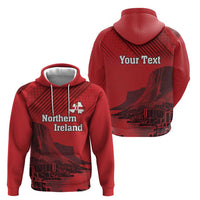 Personalized Northern Ireland Zip Hoodie Giant’s Causeway Retro Style