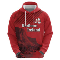 Personalized Northern Ireland Zip Hoodie Giant’s Causeway Retro Style