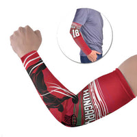 Hungary Basketball Custom Arm Sleeves Come On Magyars Grunge Style - Wonder Print Shop