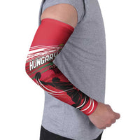 Hungary Basketball Custom Arm Sleeves Come On Magyars Grunge Style - Wonder Print Shop