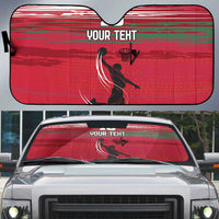 Hungary Basketball Custom Auto Sun Shade Come On Magyars Grunge Style - Wonder Print Shop