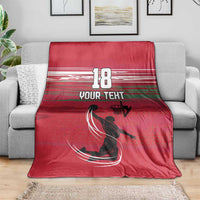 Hungary Basketball Custom Blanket Come On Magyars Grunge Style - Wonder Print Shop