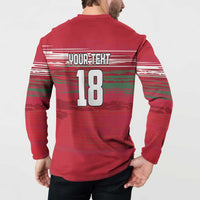 Hungary Basketball Custom Button Sweatshirt Come On Magyars Grunge Style - Wonder Print Shop