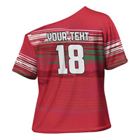 Hungary Basketball Custom Cross Shoulder Shirt Come On Magyars Grunge Style - Wonder Print Shop