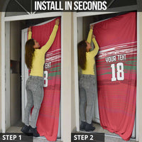 Hungary Basketball Custom Door Cover Come On Magyars Grunge Style - Wonder Print Shop