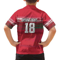 Hungary Basketball Custom Family Matching Long Sleeve Bodycon Dress and Hawaiian Shirt Come On Magyars Grunge Style - Wonder Print Shop