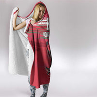 Hungary Basketball Custom Hooded Blanket Come On Magyars Grunge Style - Wonder Print Shop