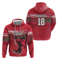 Hungary Basketball Custom Hoodie Come On Magyars Grunge Style - Wonder Print Shop