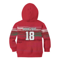 Hungary Basketball Custom Kid Hoodie Come On Magyars Grunge Style - Wonder Print Shop