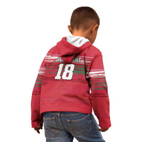 Hungary Basketball Custom Kid Hoodie Come On Magyars Grunge Style - Wonder Print Shop